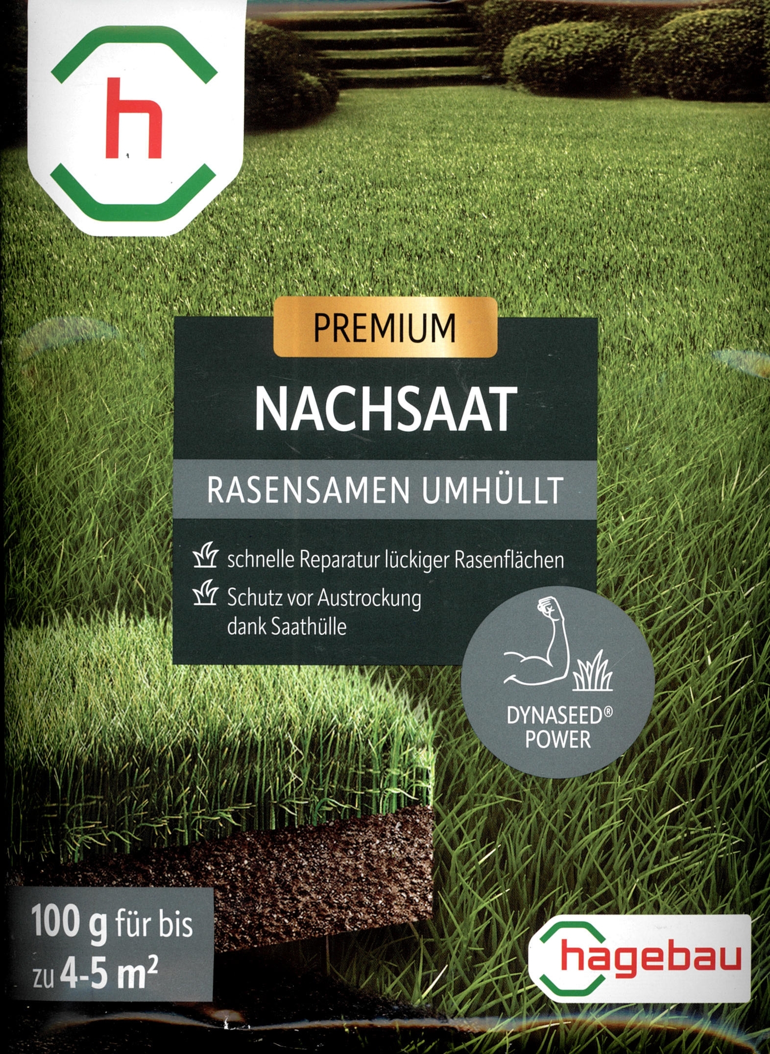 h-Marke Nachsaatrasen umhüllt 0,1kg