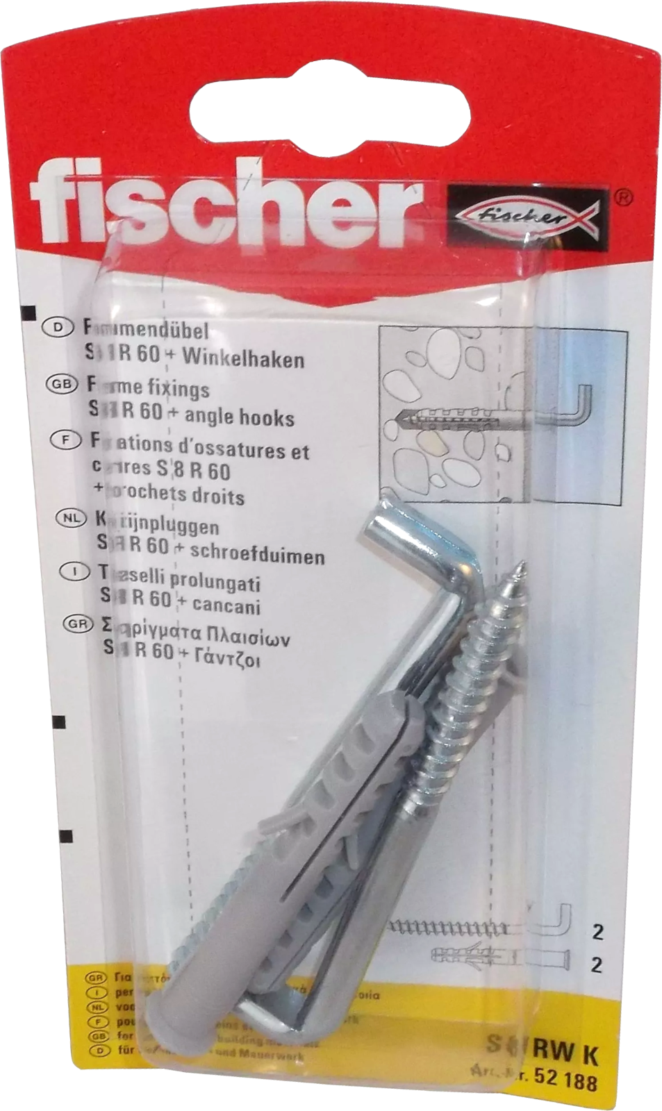 Rahmendübel SXR 8x60 WHK Rahmendübel SXR 8x60 WHK