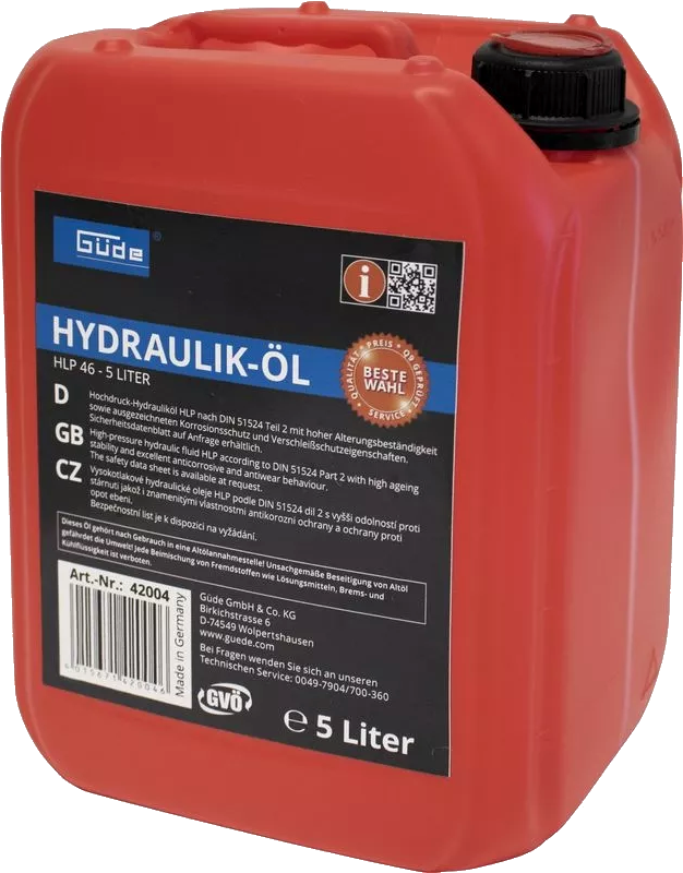 5L Güde Hydraulik-Öl HLP 46 5L Güde Hydraulik-Öl HLP 46