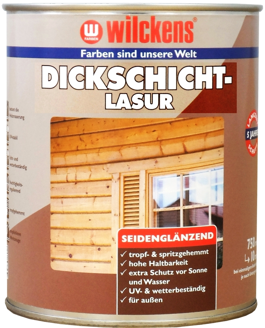 750ml WILCKENS Dickschichtlasur mahagoni 750ml WILCKENS Dickschichtlasur mahagoni