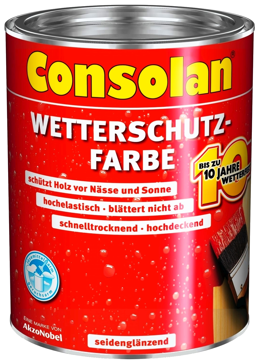750ml Consolan Wetterschutzfarbe braun 750ml Consolan Wetterschutzfarbe braun