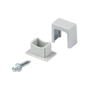 Raster-Druckschelle, grau, 6 - 16 mm, 8 Stück