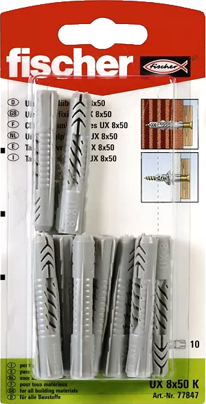 Fischer Universaldübel UX 8x50 K Fischer Universaldübel UX 8x50 K