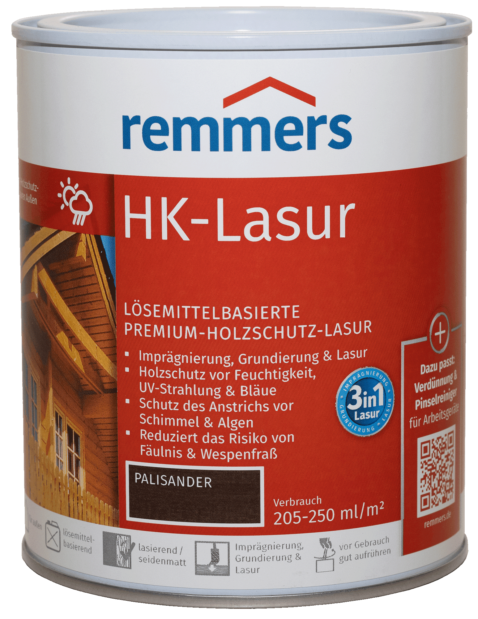 750ml Remmers HK Lasur Palisander 750ml Remmers HK Lasur Palisander