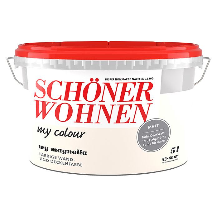 5L Schöner Wohnen My Colour Wandfarbe My Magnolia 5L Schöner Wohnen My Colour Wandfarbe My Magnolia