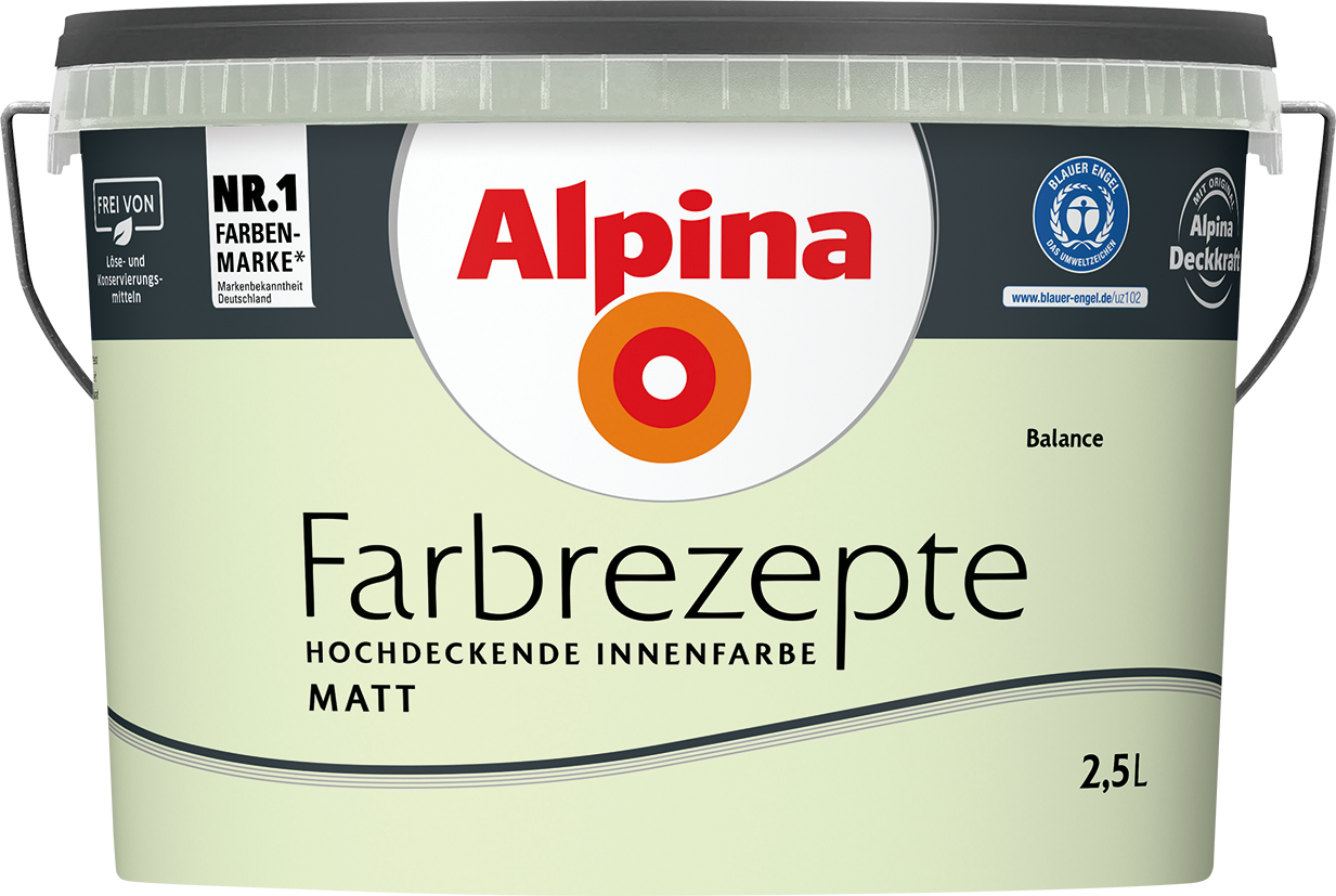 2,5L ALPINA Farbrezepte Balance, Matt 2,5L ALPINA Farbrezepte Balance, Matt