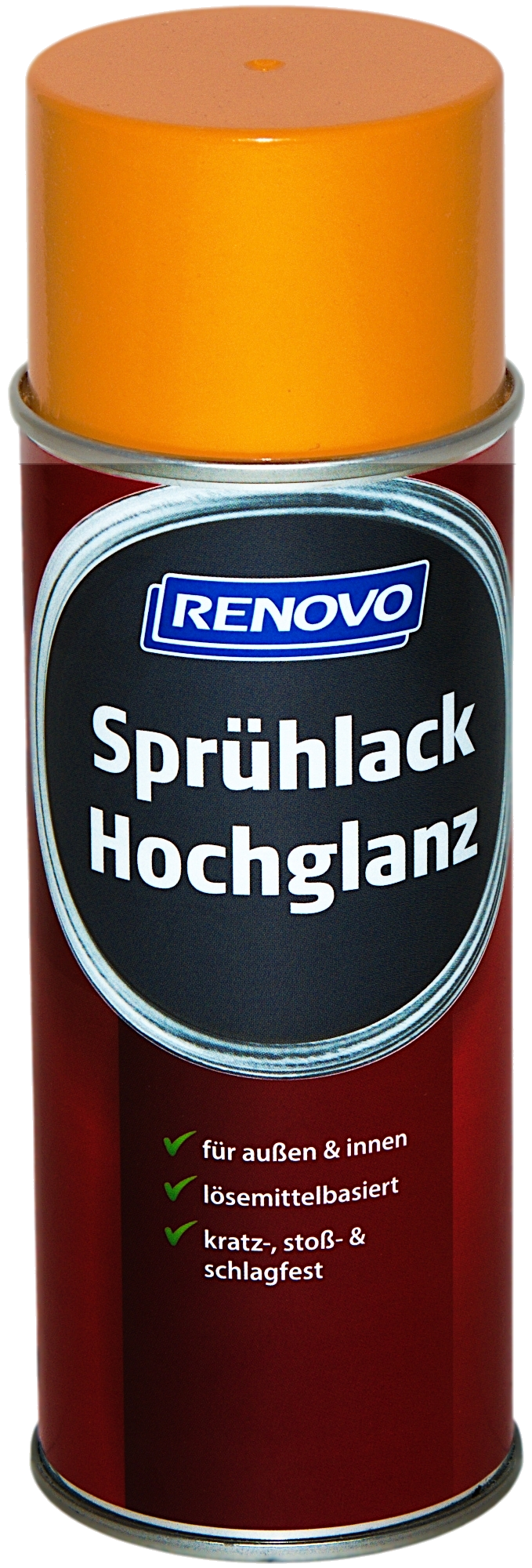 400ml Renovo Sprühlack hochglänzend Pastellorange 400ml Renovo Sprühlack hochglänzend Pastellorange