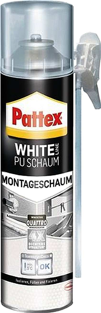 500ml Pattex White Line PU-Schaum 500ml Pattex White Line PU-Schaum