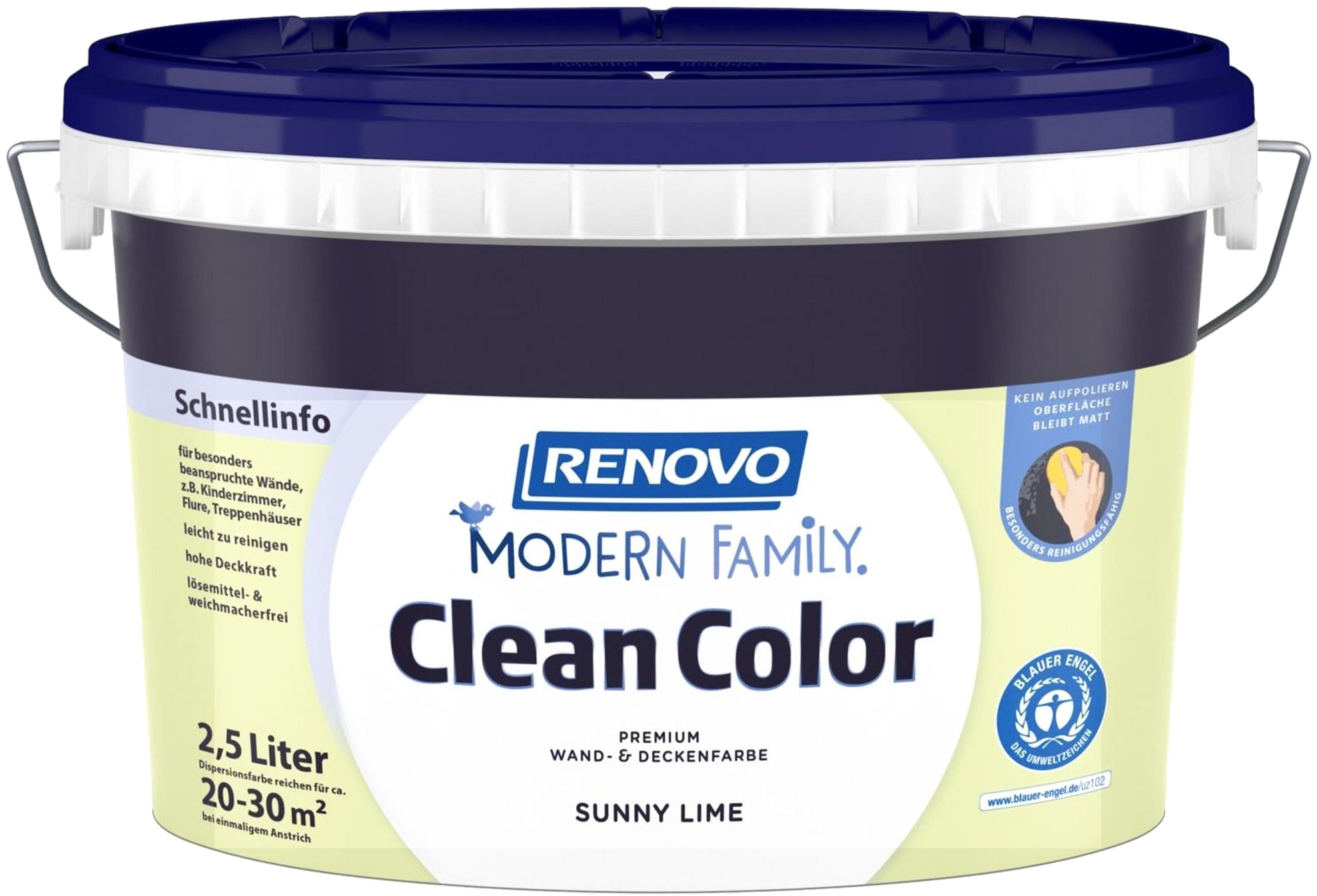 2,5L Renovo Cleancolors Sunny Lime 2,5L Renovo Cleancolors Sunny Lime