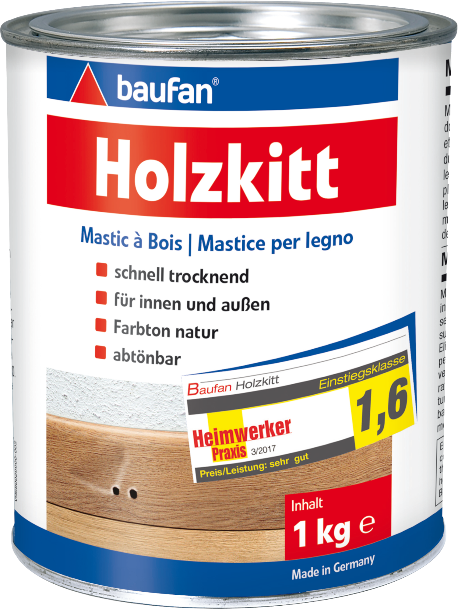 1kg Baufan Holzkitt 1kg Baufan Holzkitt