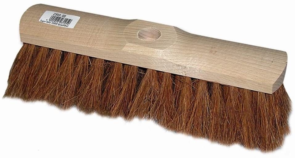 Industriebesen Natur-Kokos mit Stielloch 30 cm Industriebesen Natur-Kokos mit Stielloch 30 cm