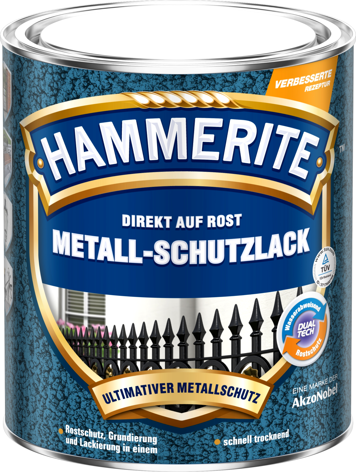 750ml Hammerite Struktur-Effekt schwarz 750ml Hammerite Struktur-Effekt schwarz