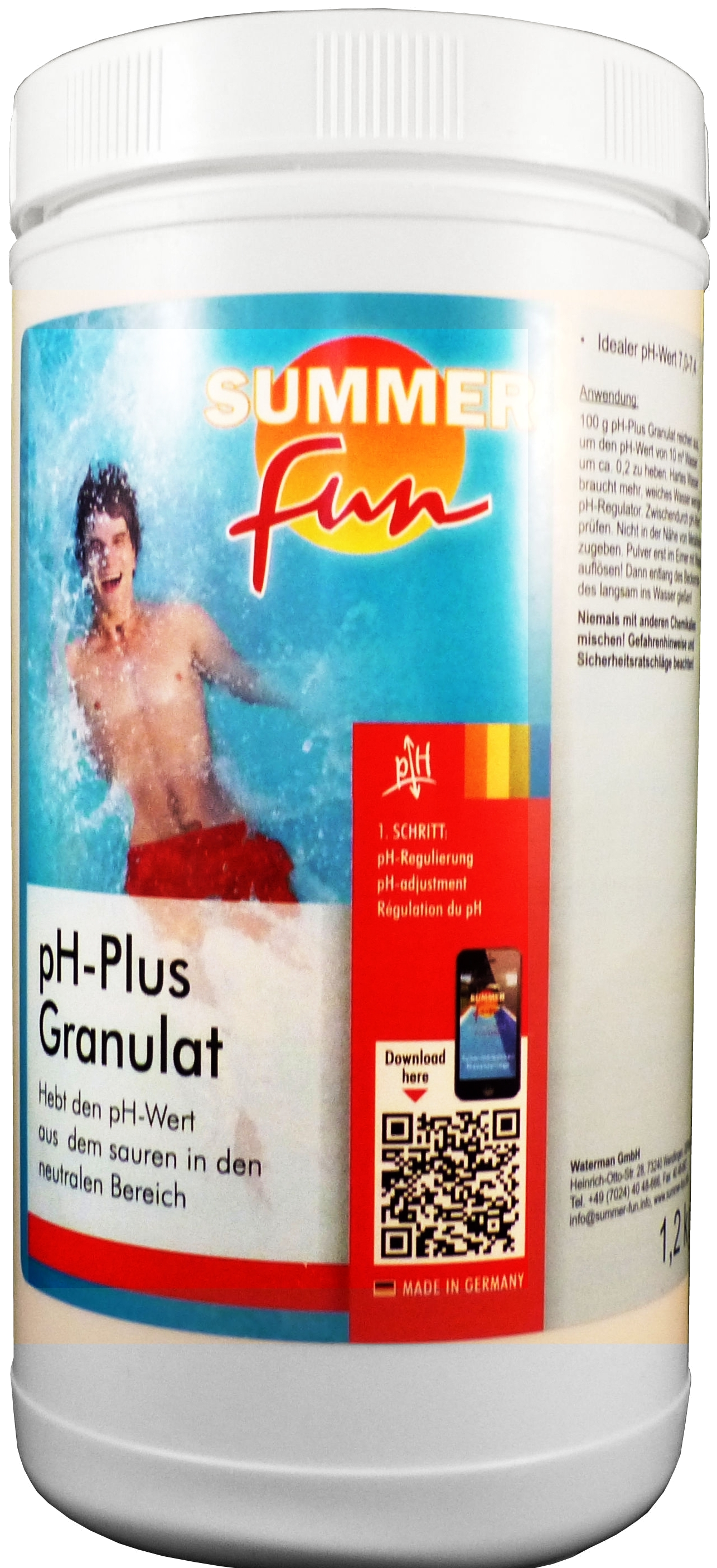 1,2kg pH-Plus Granulat pH-Wert Anheber 1,2kg pH-Plus Granulat pH-Wert Anheber