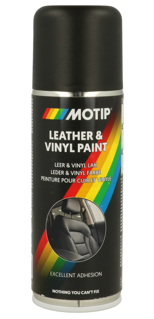 Motip Leder & Vinyl Farbe 200ml, Schwarz