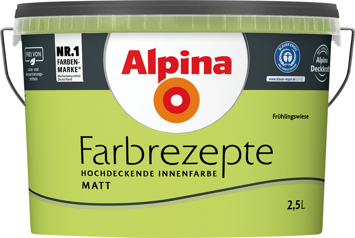 2,5L ALPINA Farbrezepte Frühlingswiese, Matt