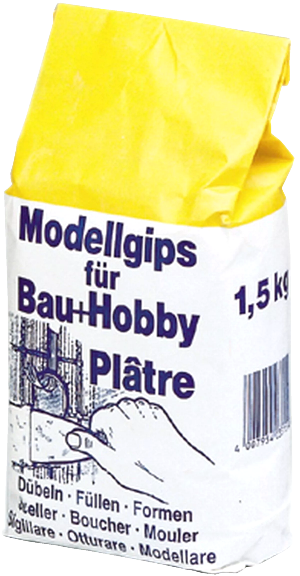 1,5kg Modellgips für Bau und Hobby 1,5kg Modellgips für Bau und Hobby