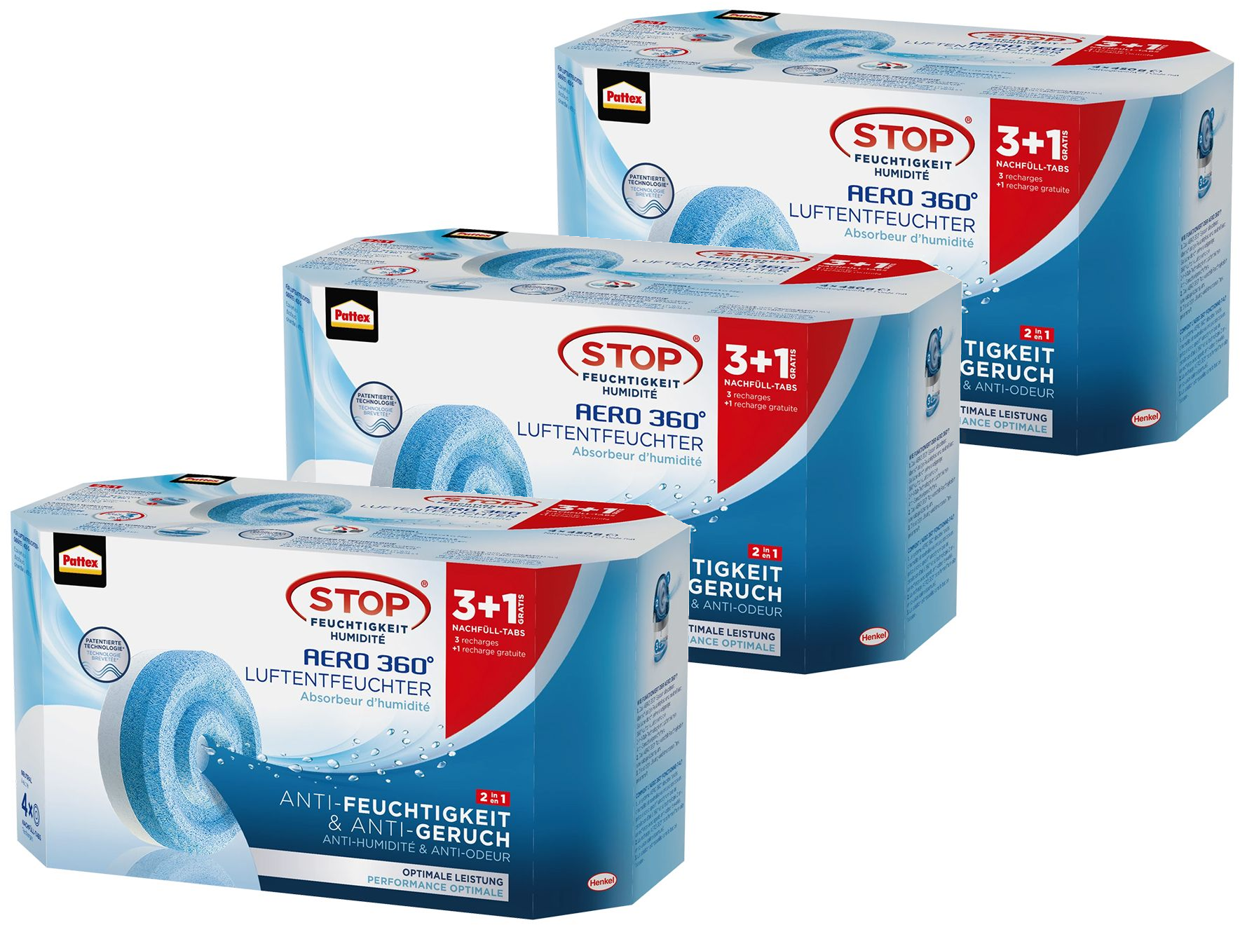 12 Nachfüll-Tabs Pattex AERO 360° ( 12 x 450g )