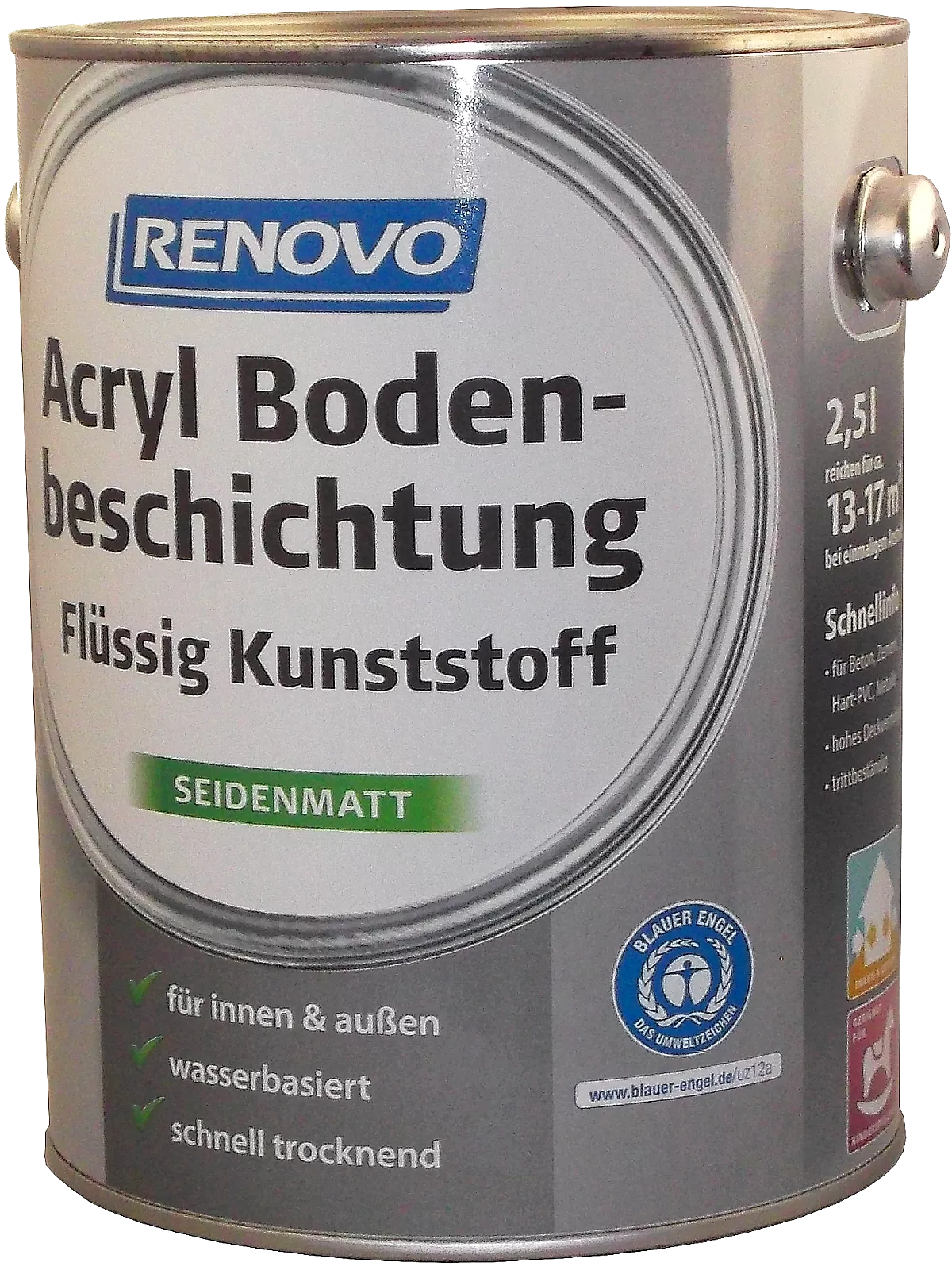 2,5L Renovo Acryl - Bodenbeschichtung blaugrau 2,5L Renovo Acryl - Bodenbeschichtung blaugrau