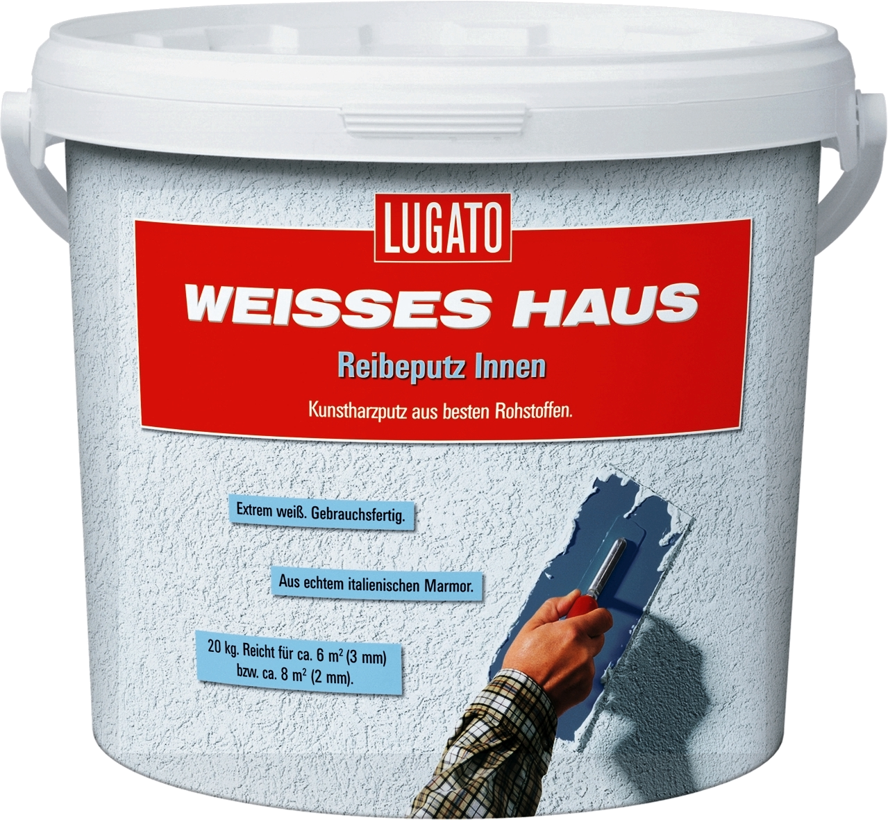 20kg Lugato WH Reibeputz Innen 2mm 20kg Lugato WH Reibeputz Innen 2mm