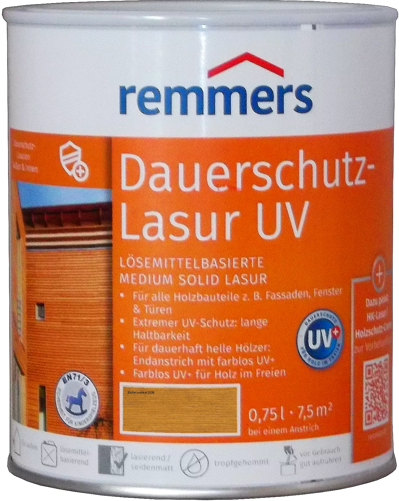 750ml Remmers Dauerschutz-Lasur UV Eiche rustikal 750ml Remmers Dauerschutz-Lasur UV Eiche rustikal